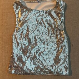 Motel Sequin Tank Top